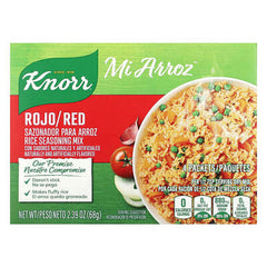 Knorr, Mi Arroz, Rice Seasoning Mix, Red, 4 Packets, 2.39 oz 3pack