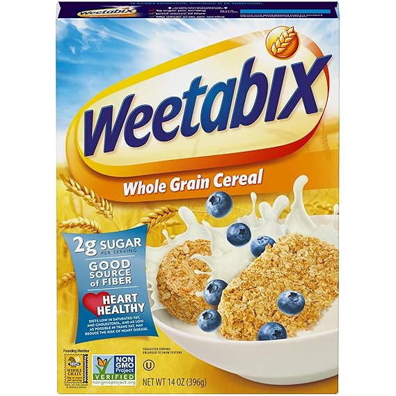 Weetabix Non-GMO Whole Grain Cereal Biscuits -- 14 oz