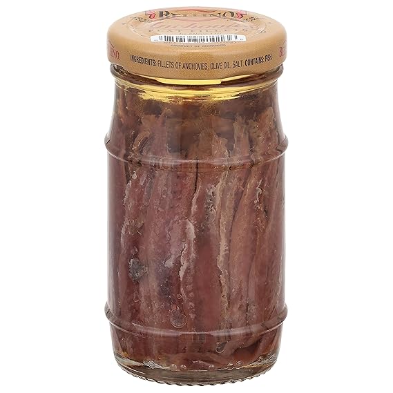 Bellino Filet of Anchovies in Olive Oil and Salt -- 4.25 oz