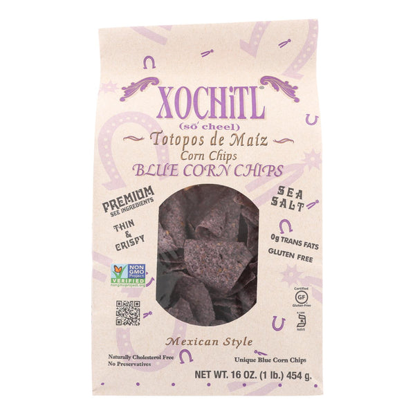 Xochitl - Tortilla Chips Blue - Case Of 9-16 Oz