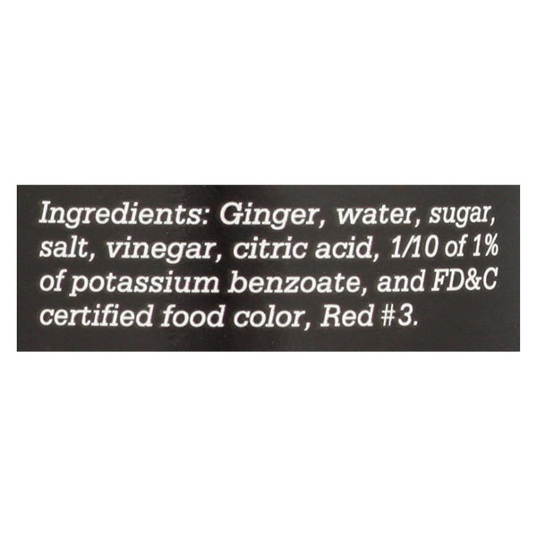 Sushi Chef Natural Pickled Ginger - Case Of 12 - 6 Oz.