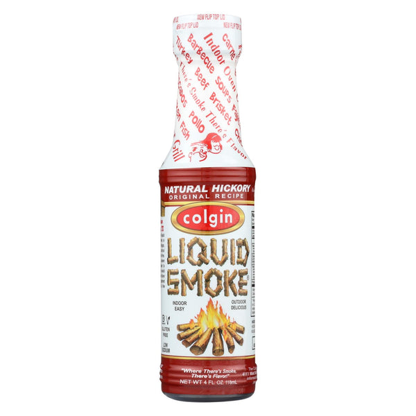 Colgin Liquid Smoke, Natural Hickory Original Recipe, - Case Of 6 - 4 Fz