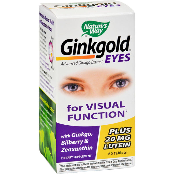 Nature's Way Ginkgold Eyes - 60 Tablets