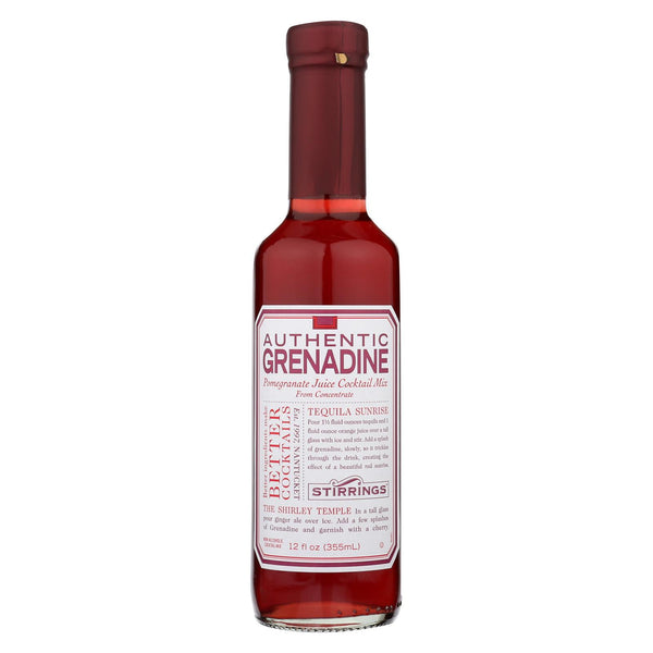 Stirrings Bar Ingredients - Authentic Grenadine - Case Of 6 - 12 Fl Oz.