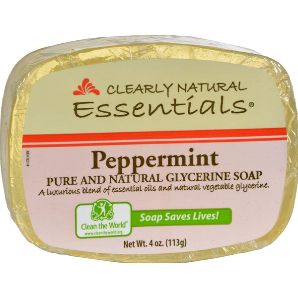 Clearly Natural Glycerine Bar Soap Peppermint - 4 Oz