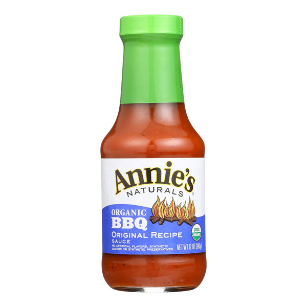 Annie's Naturals Organic Bbq Original Recipe Sauce - Case Of 12 - 12 Oz.