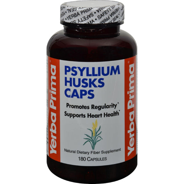 Yerba Prima Psyllium Husks Caps - 180 Capsules
