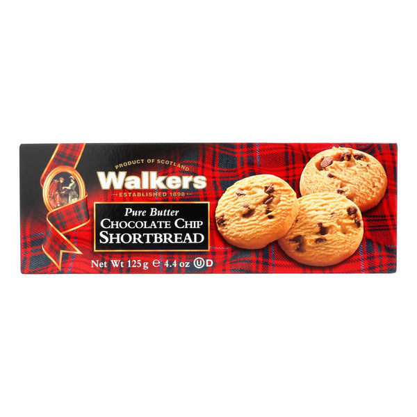 Walkers' Traditional Scottish Shortbread With Added Luscious Chunks Of Smooth Dark Chocolate - Case Of 12 - 4.4 Oz