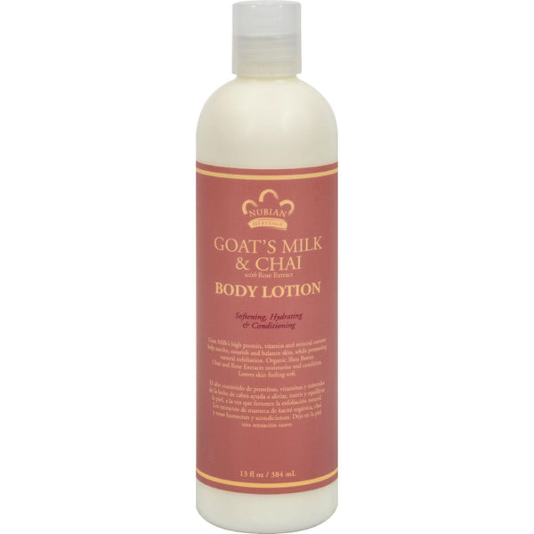 Nubian Heritage Lotion - Goats Milk And Chai - 13 Fl Oz