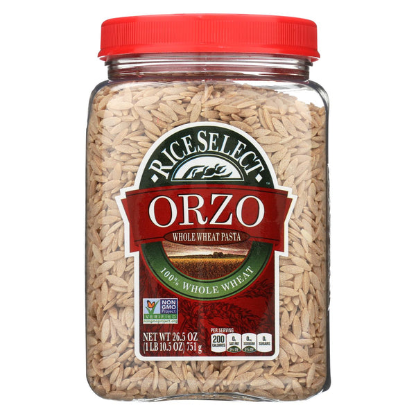 Rice Select Orzo - Whole Wheat - Case Of 4 - 26.5 Oz.