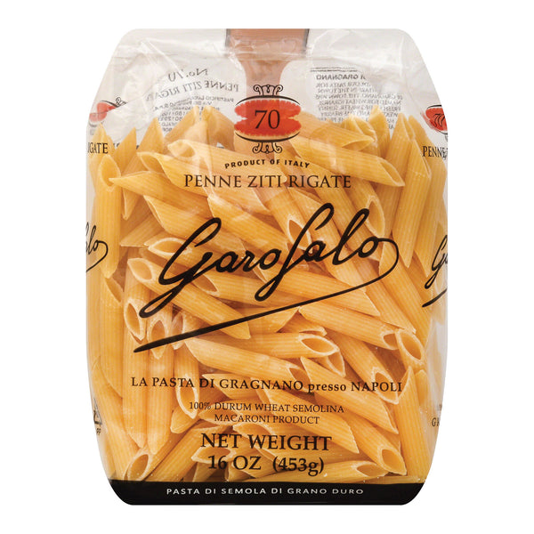Garofalo Italian Penne Rigate Pasta - Case Of 20 - 16 Oz.