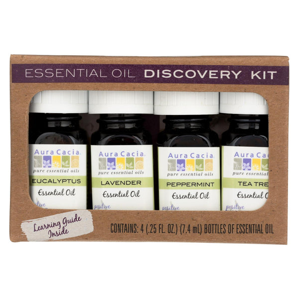 Aura Cacia Essential Oil - Discovery Kit - 0.25 Fl Oz.