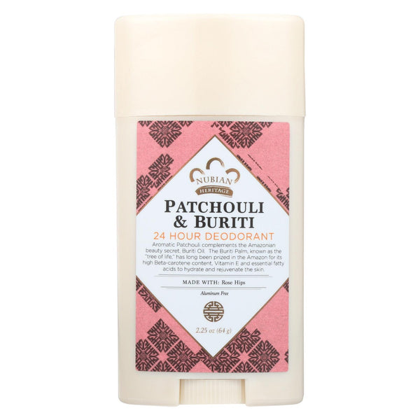 Nubian Heritage Patchouli And Buriti - Soap - Case Of 1 - 2.25 Oz.
