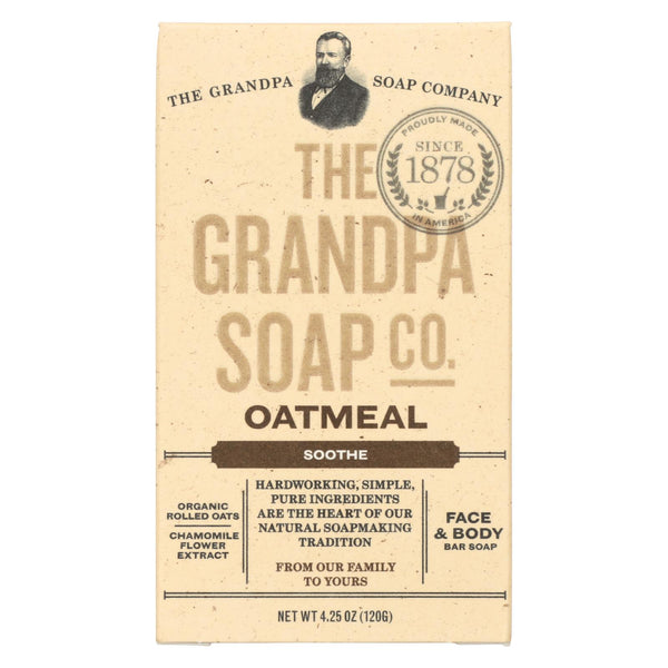 Grandpa Soap Bar Soap - Oatmeal - 4.25 Oz