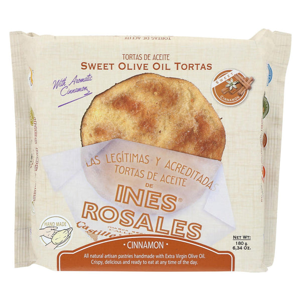 Ines Rosales Tortas - Cinnamon Sweet Olive Oil - Case Of 10 - 6.3 Oz