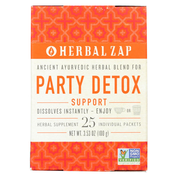 Herbal Zap, Supplement Drink Mix, Party Detox Support - 1 Each - 25 Ct