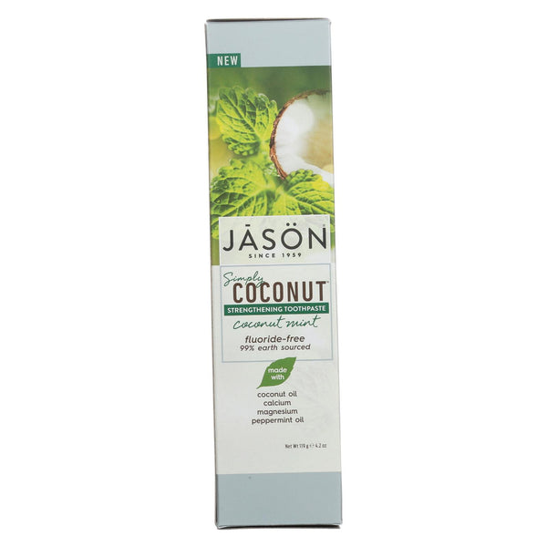 Jason Natural Products Strengthening Toothpaste - Coconut Mint - 4.2 Oz