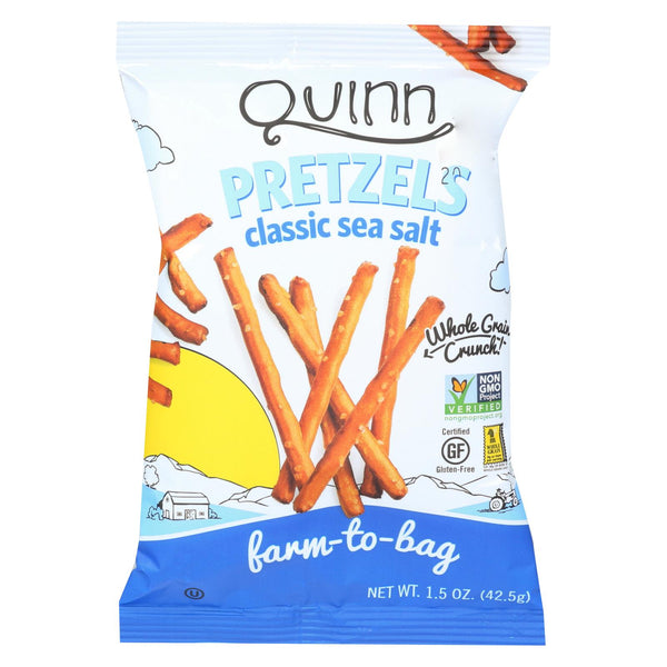 Quinn Popcorn - Pretzel Sticks - Sea Salt - Case Of 36 - 1.5 Oz.