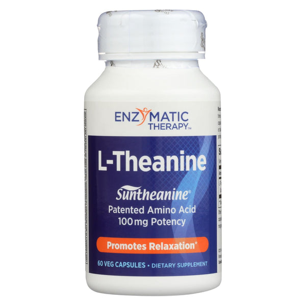 Enzymatic Therapy L-theanine Anxiety-stress-mood Capsules - 1 Each - 60 Vcap