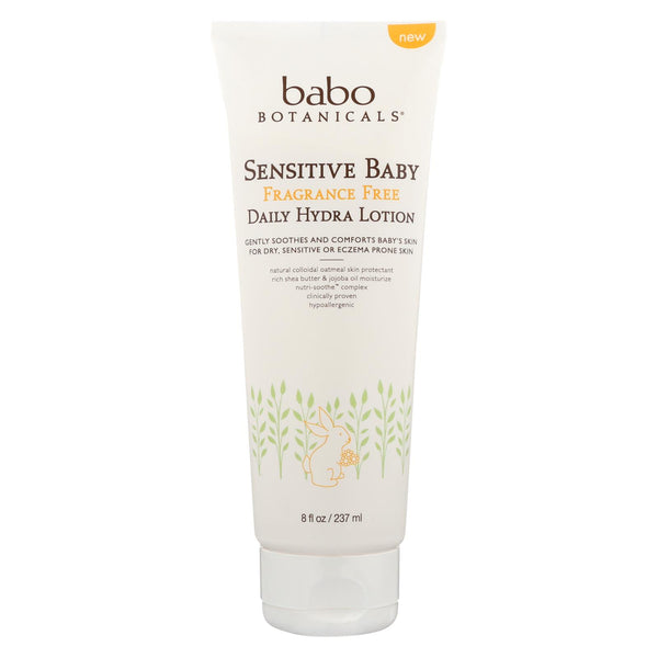 Babo Botanicals Lotion - Fragrance Free - Case Of 1 - 8 Fl Oz.
