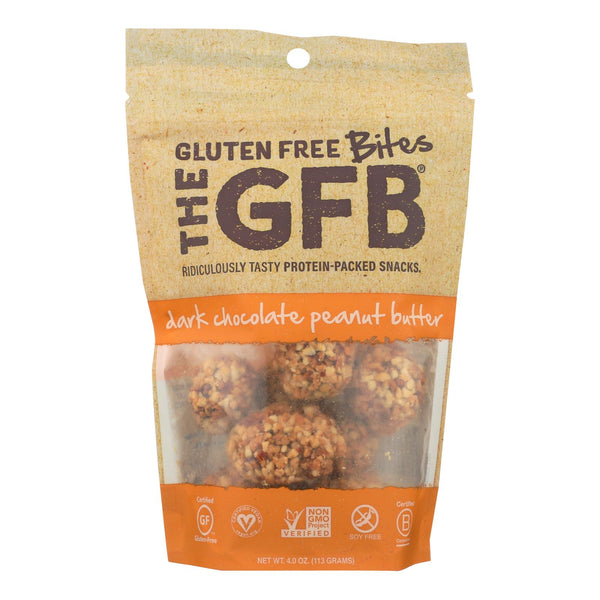 The Gfb Dark Chocolate Peanut Butter Bites - Case Of 6 - 4 Oz