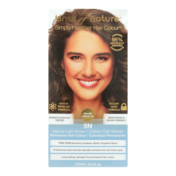 Tints Of Nature 5n Natural Light Brown Hair Color - 1 Each - 4.4 Fz