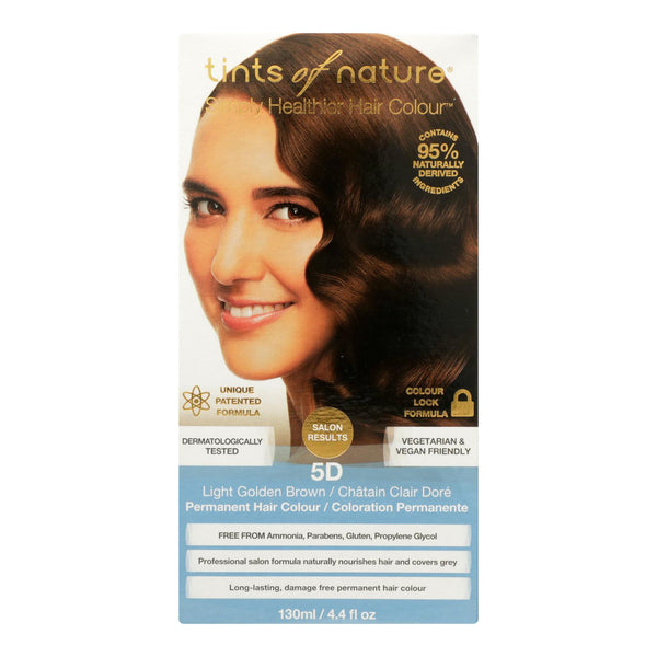 Tints Of Nature 5d Light Golden Brown Hair Color - 1 Each - 4.4 Fz