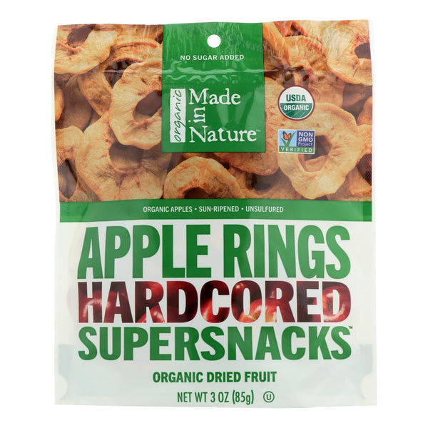 Made In Nature Apple Rings Organic Dried Fruit - Case Of 6 - 3 Oz