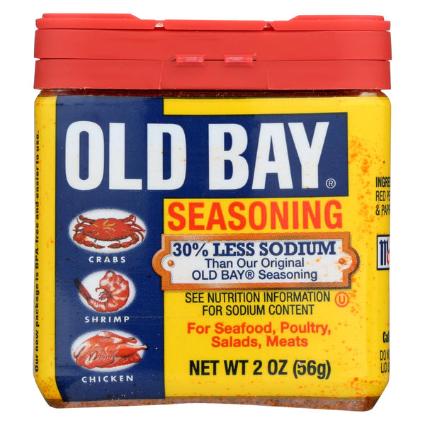 Old Bay Seasoning - 30% Less Sodium - Case Of 12 - 2 Oz