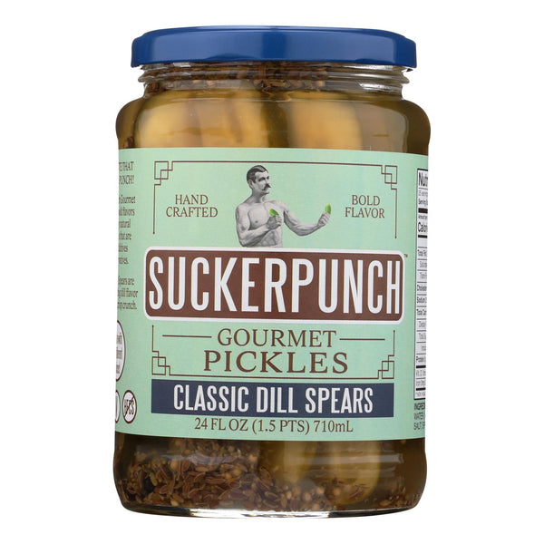 Suckerpunch Gourmet Pickles - Case Of 6 - 24 Fz