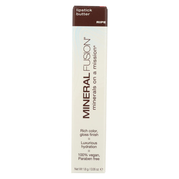 Mineral Fusion - Lipstick Butter - Ripe - 0.06 Oz.