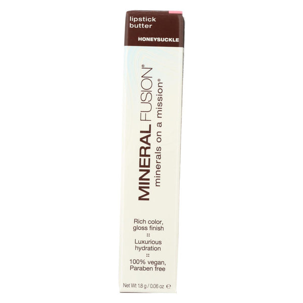 Mineral Fusion - Lipstick Butter - Honeysuckle - 0.06 Oz.