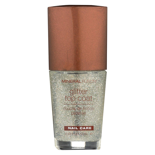 Mineral Fusion - Nail Polish - Glitter Top Coat - 0.33 Oz.