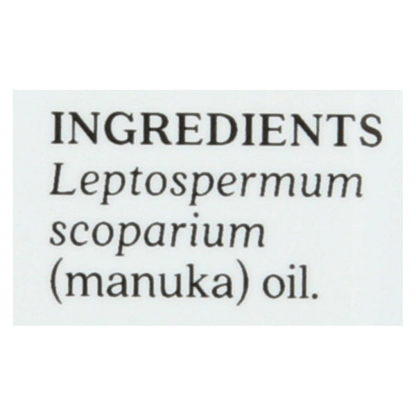 Aura Cacia Essential Oil - Manuka - Case Of 1 - .50 Fl Oz.