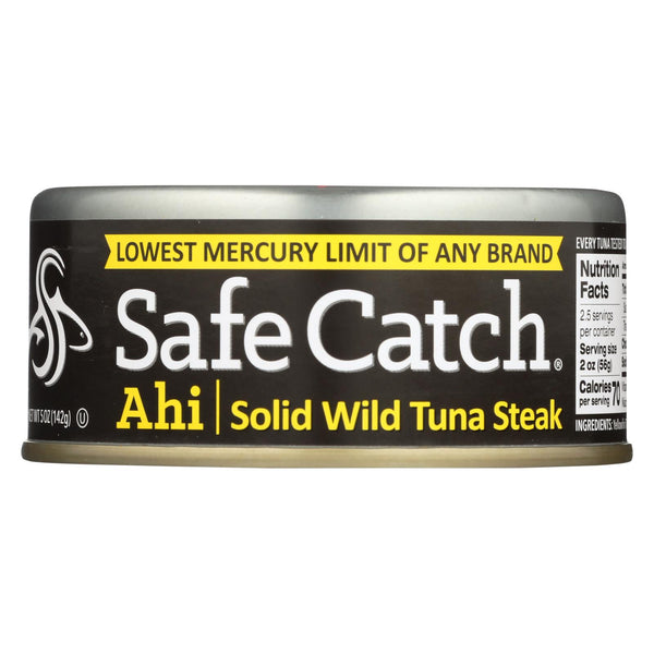 Safe Catch - Tuna Ahi-wild Yellowfin - Case Of 6 - 5 Oz