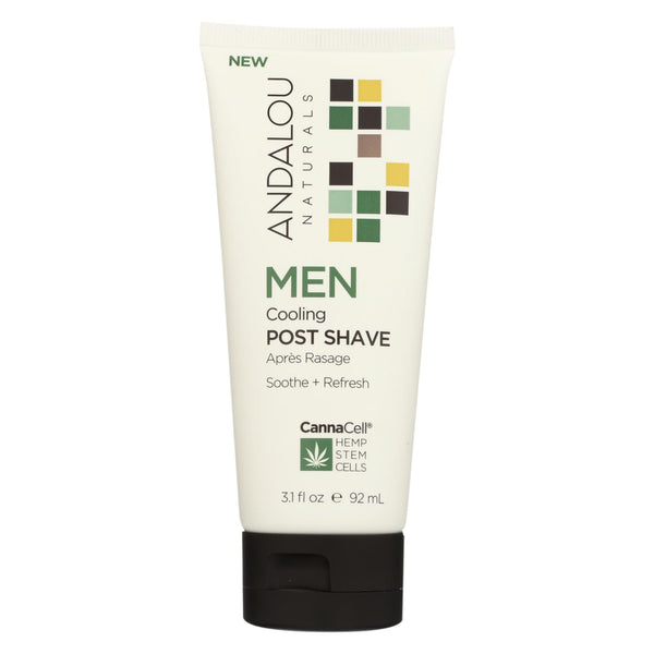 Andalou Naturals - Men Cooling Post Shave - 3.1 Fl Oz.