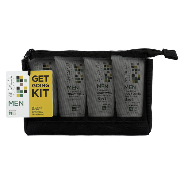 Andalou Naturals - Men Get Going Kit - 4 Count