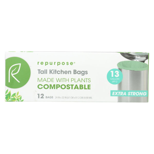 Repurpose - Bags Tall Kitchen - Case Of 20 - 12 Ct