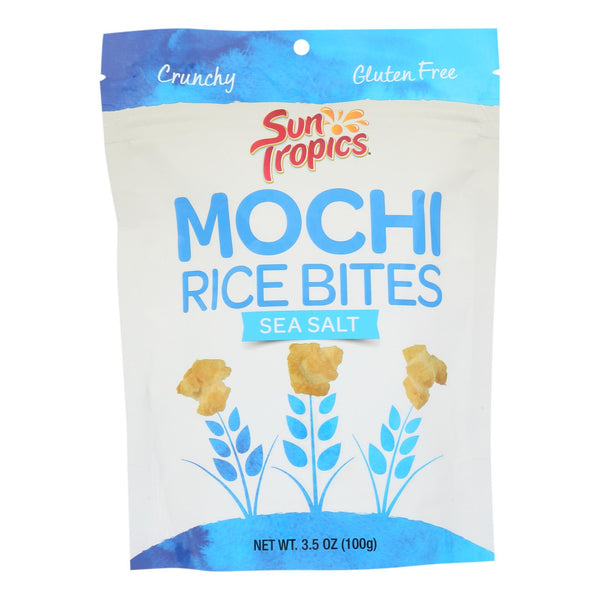 Sun Tropics® Mochi Rice Bites, Sea Salt - Case Of 12 - 3.50 Oz