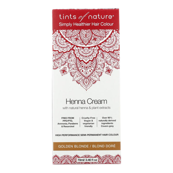 Tints Of Nature - Henna Cream Golden Blonde - 2.46 Fz