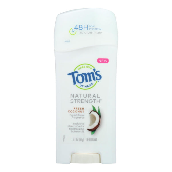 Tom's Of Maine - Deodorant Stk Ntrl Fr Coconut - Case Of 6 - 2.1 Oz