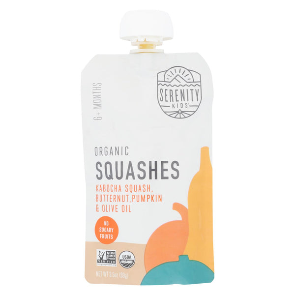 Serenity Kids Llc - Pouch Squashes - Case Of 6 - 3.5 Oz