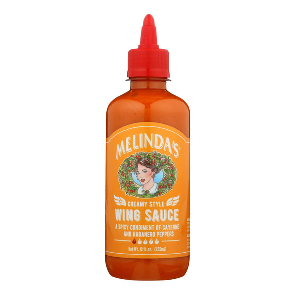 Melinda's - Wing Sauce Creamy Cayn Habane - Case Of 6 - 12 Oz