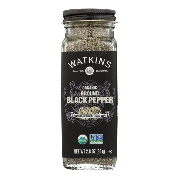 Watkins - Pepper Ground Black - 1 Each - 2.8 Oz