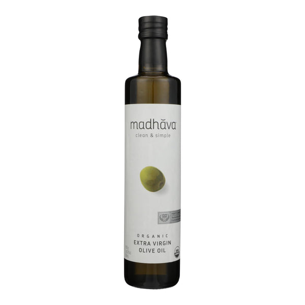 Madhava Honey - Olv Oil Organic Extra Virgin - Case Of 6 - 16.9 Fz