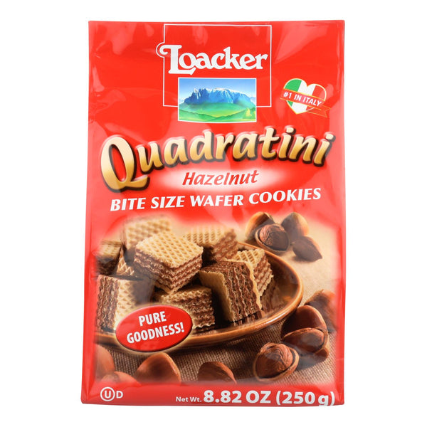 Loacker Quadratini Wafer Cookies - Case Of 6 - 8.82 Oz