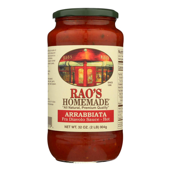 Rao's Homemade® Arrabbiata Fra Diavolo Sauce - Hot - Case Of 6 - 32 Oz