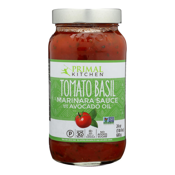 Primal Kitchen - Sauce Marinara Tom Basil - Case Of 6 - 24 Oz