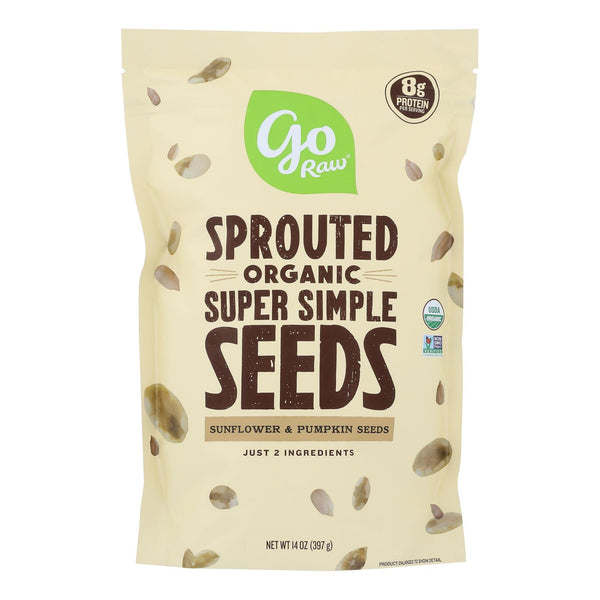 Go Raw Sprouted Seeds, Sprouted Super Simple - Case Of 6 - 14 Oz