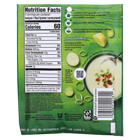 Knorr, Leek Recipe Mix, 1.8 oz (51 g)3 PACK